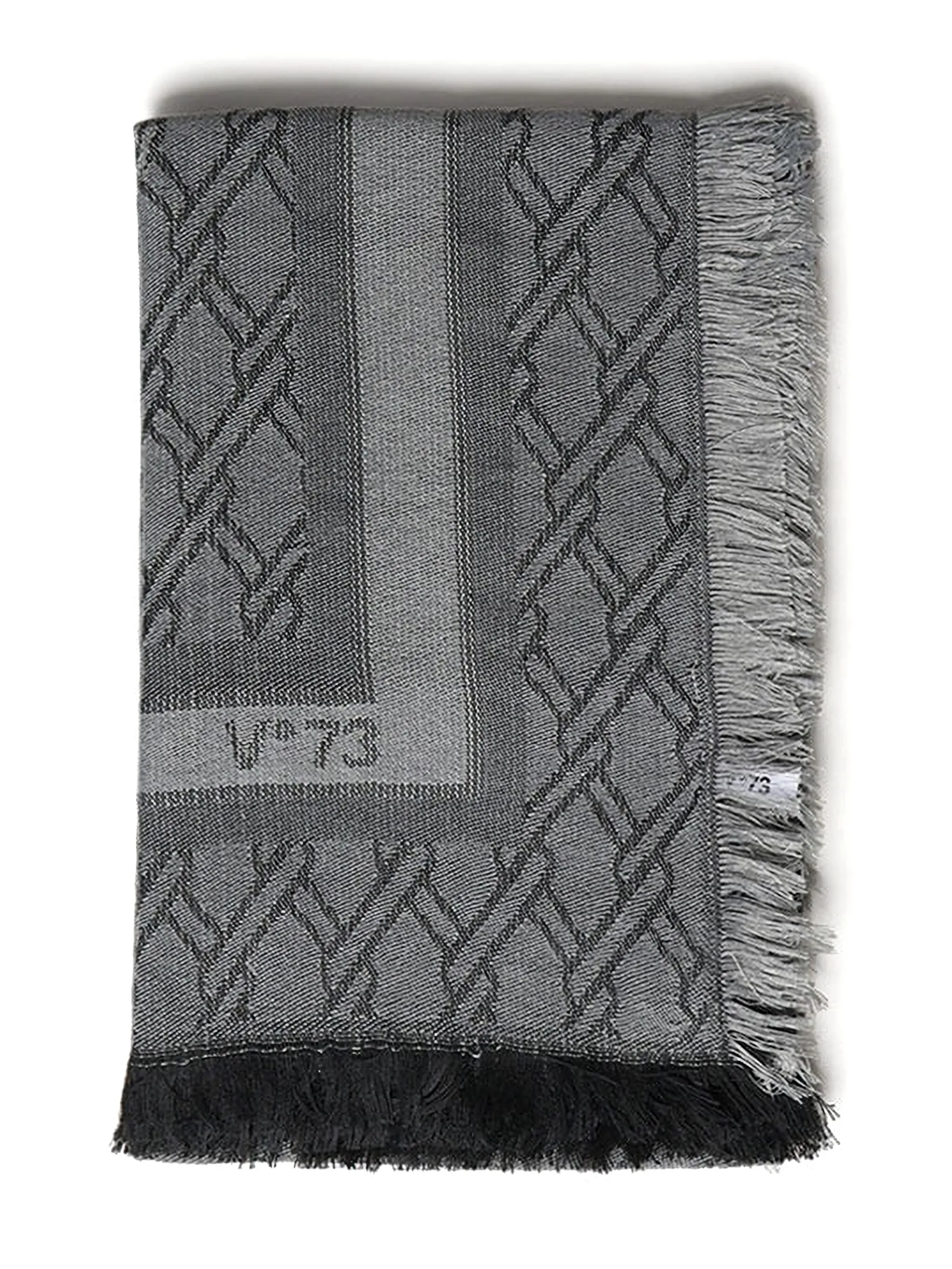 Шарф с геометричным узором V°73, серый
Шарф с геометричным узором V°73, серый