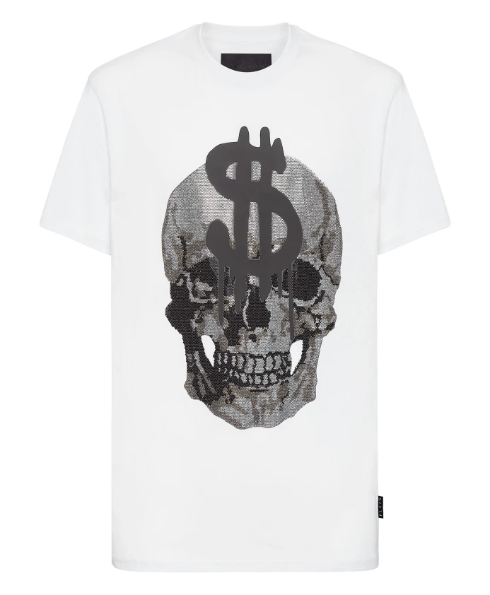 Футболка с круглым вырезом и черепом Philipp Plein, белый
Футболка с круглым вырезом и черепом Philipp Plein, белый