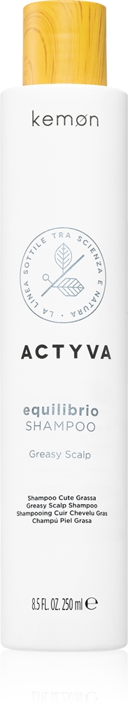 Шампунь глубокого очищения Actyva Equilibrio для жирной кожи головы Kemon, 250 мл
Шампунь глубокого очищения Actyva Equilibrio для жирной кожи головы Kemon, 250 мл