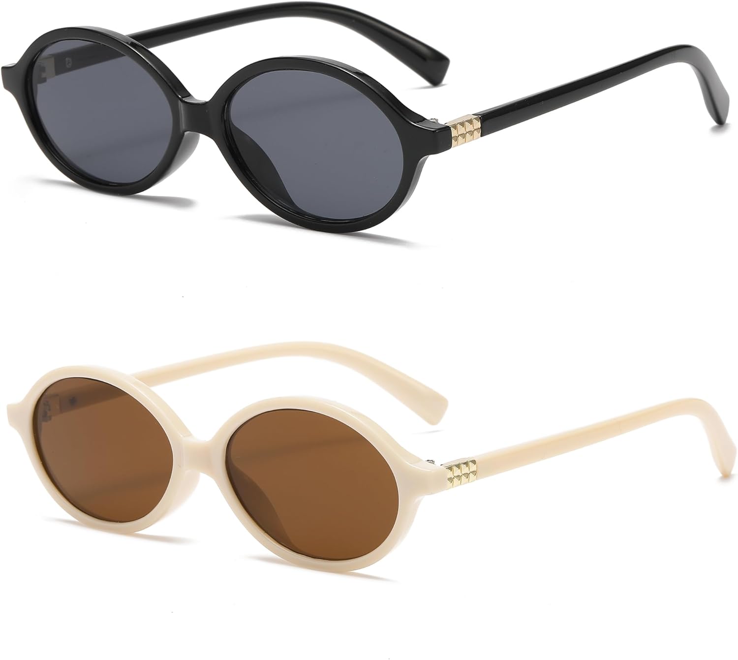 Солнцезащитные очки Onrtry Retro Oval для женщин и мужчин, маленькие, в стиле 90-х, круглые, черепаховая оправа, комплект из 2 штук, A08 Black Frame/Black Lens+beige Frame/Brown Lens
Солнцезащитные очки Onrtry Retro Oval для женщин и мужчин, маленькие, в стиле 90-х, круглые, черепаховая оправа, комплект из 2 штук, A08 Black Frame/Black Lens+beige Frame/Brown Lens