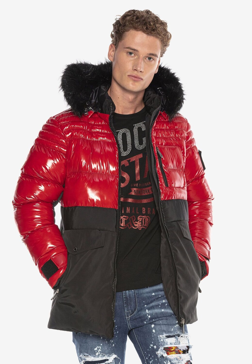 Куртка с утепляющим капюшоном CIPO & BAXX, красный
Куртка с утепляющим капюшоном CIPO & BAXX, красный