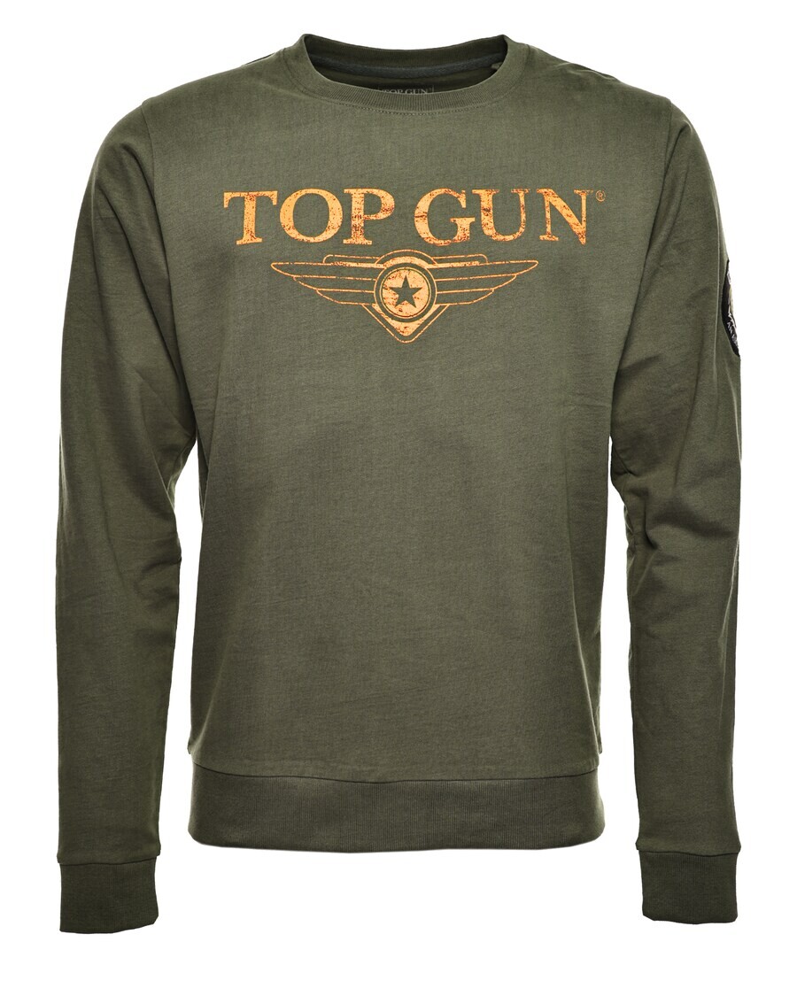 Свитер TOP GUN Sweatshirt 20213005, зеленый 
Свитер TOP GUN Sweatshirt 20213005, зеленый