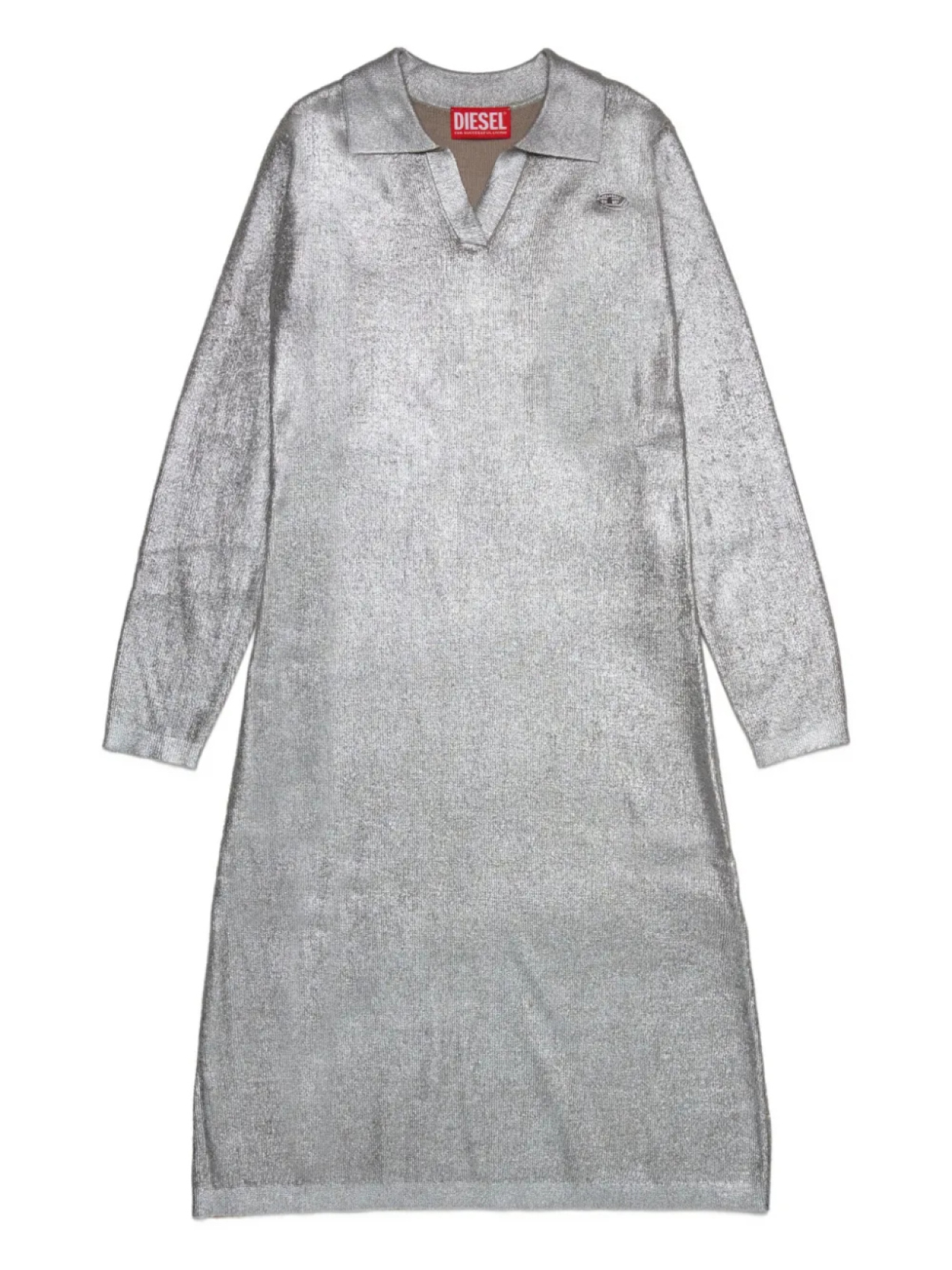 Diesel Kids платье с эффектом металлик, серебряный
Diesel Kids платье с эффектом металлик, серебряный