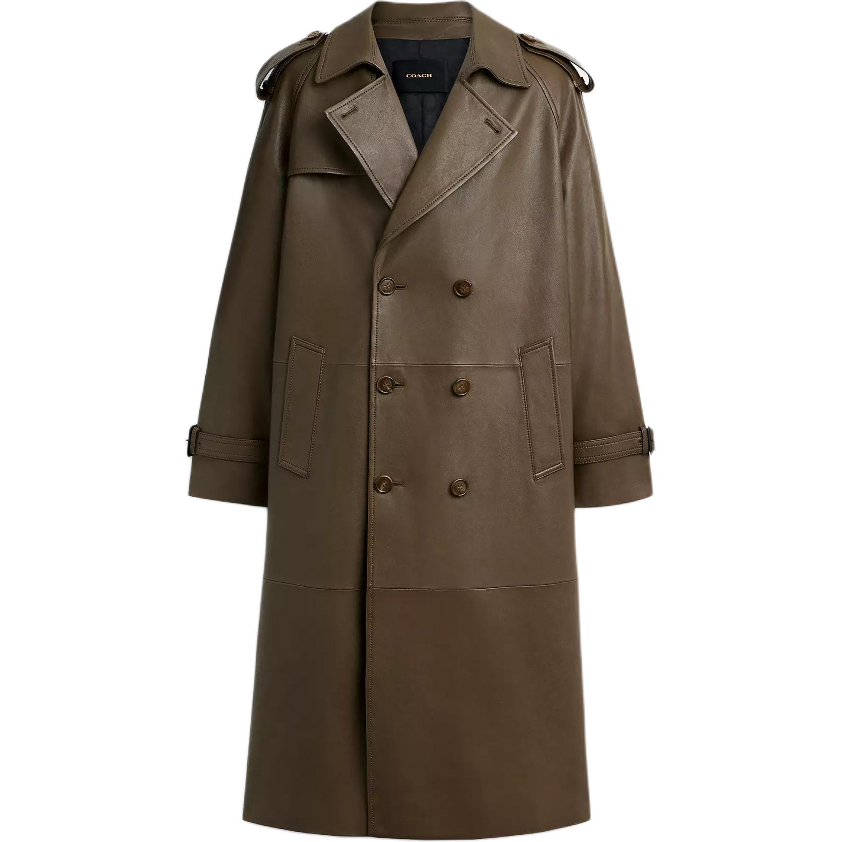 Кожаное тренчкот темно-оливкового цвета COACH, Зеленый, Кожаное тренчкот темно-оливкового цвета COACH
Кожаное тренчкот темно-оливкового цвета COACH, Зеленый, Кожаное тренчкот темно-оливкового цвета COACH