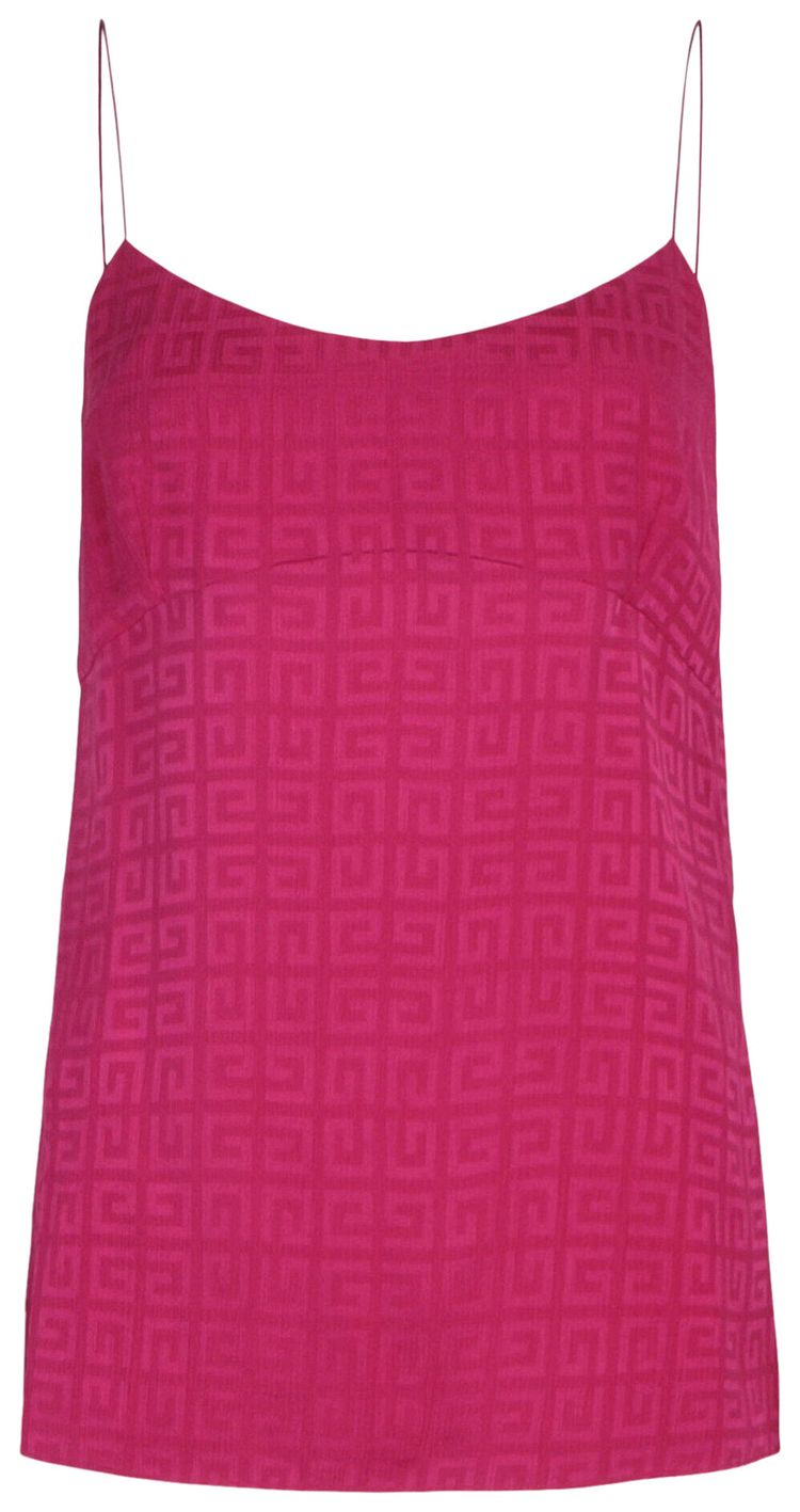 Шелковая майка Givenchy 4G цвета фуксии, розовый
Шелковая майка Givenchy 4G цвета фуксии, розовый