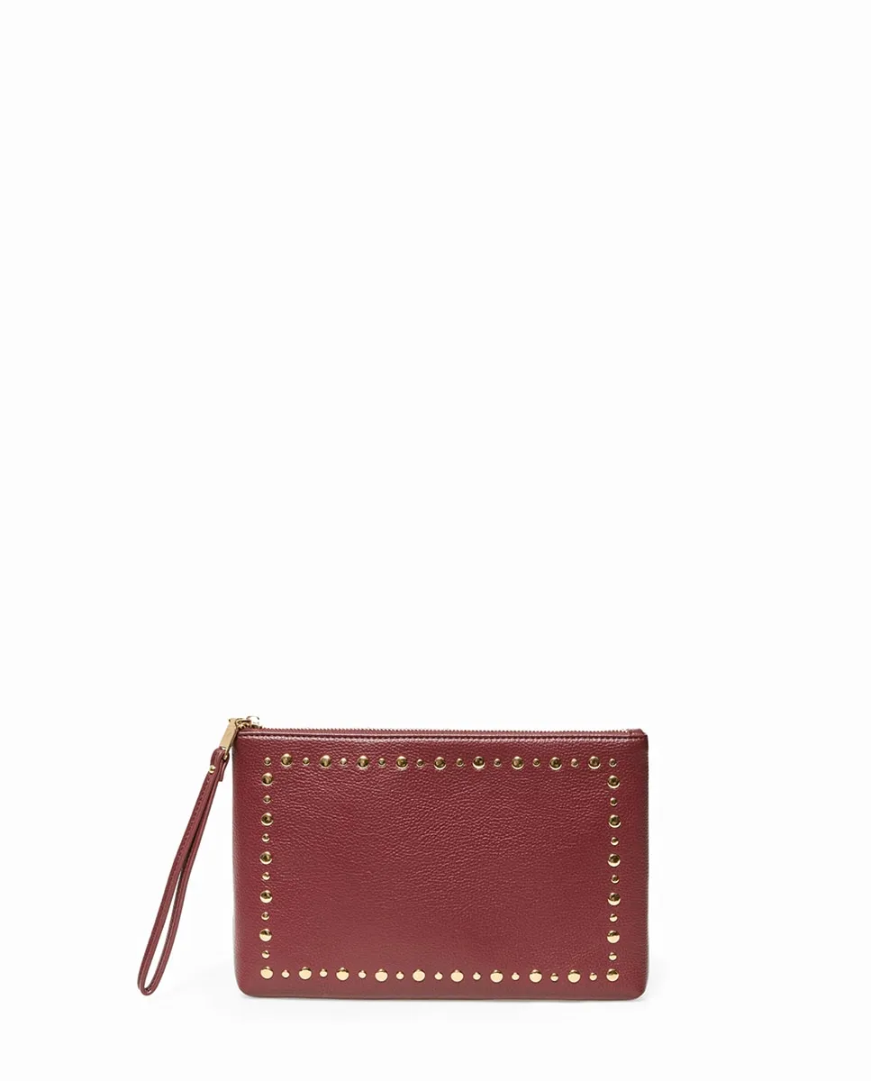 Сумка с заклепками в оправе Sfera, бордовый
Сумка с заклепками в оправе Sfera, бордовый