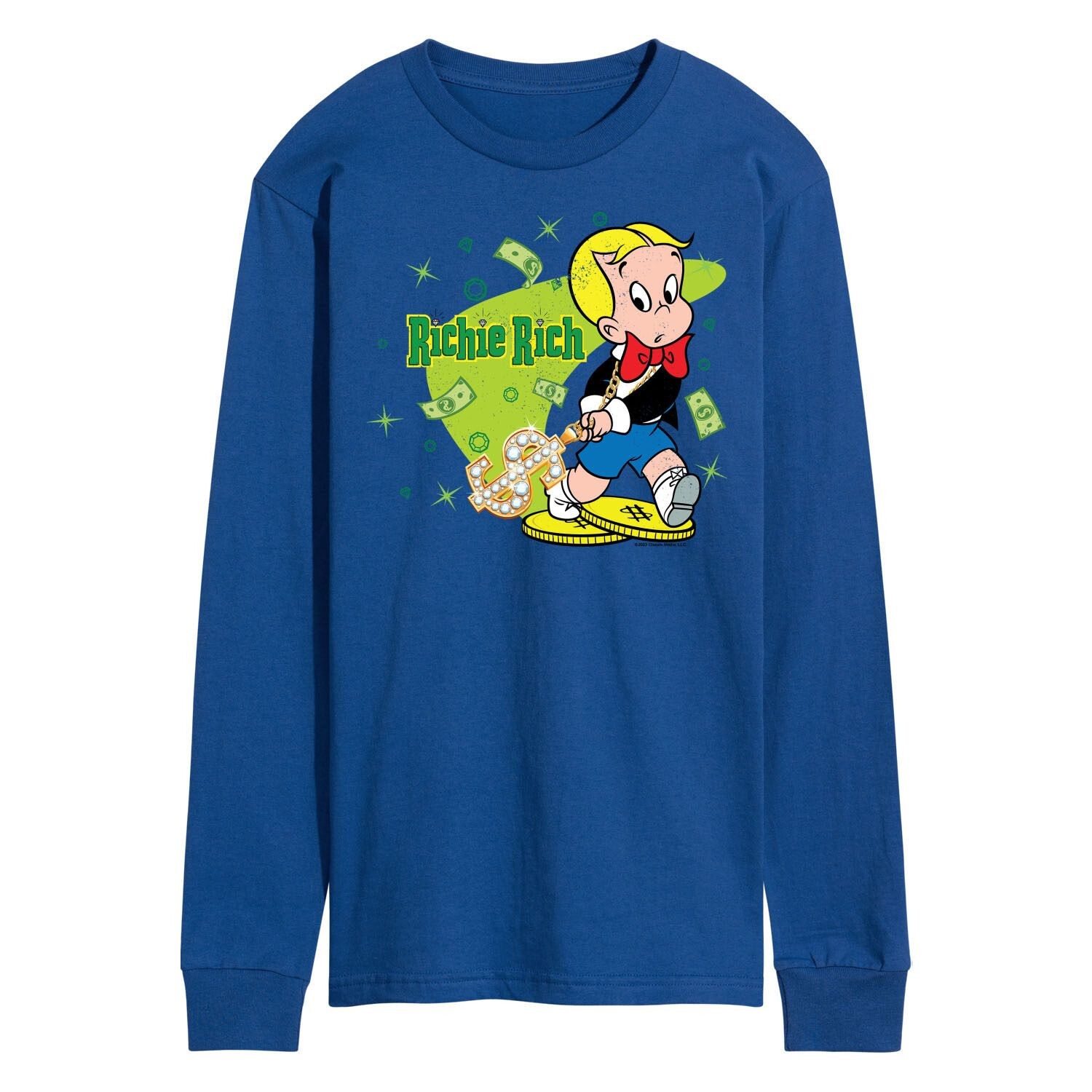 Мужская футболка Richie Rich с длинными рукавами и рисунком Licensed Character, синий
Мужская футболка Richie Rich с длинными рукавами и рисунком Licensed Character, синий