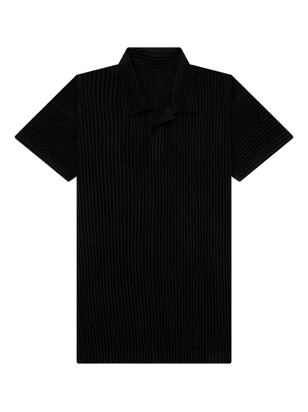 Плиссированная рубашка поло Homme Plissé Issey Miyake, черный
Плиссированная рубашка поло Homme Plissé Issey Miyake, черный