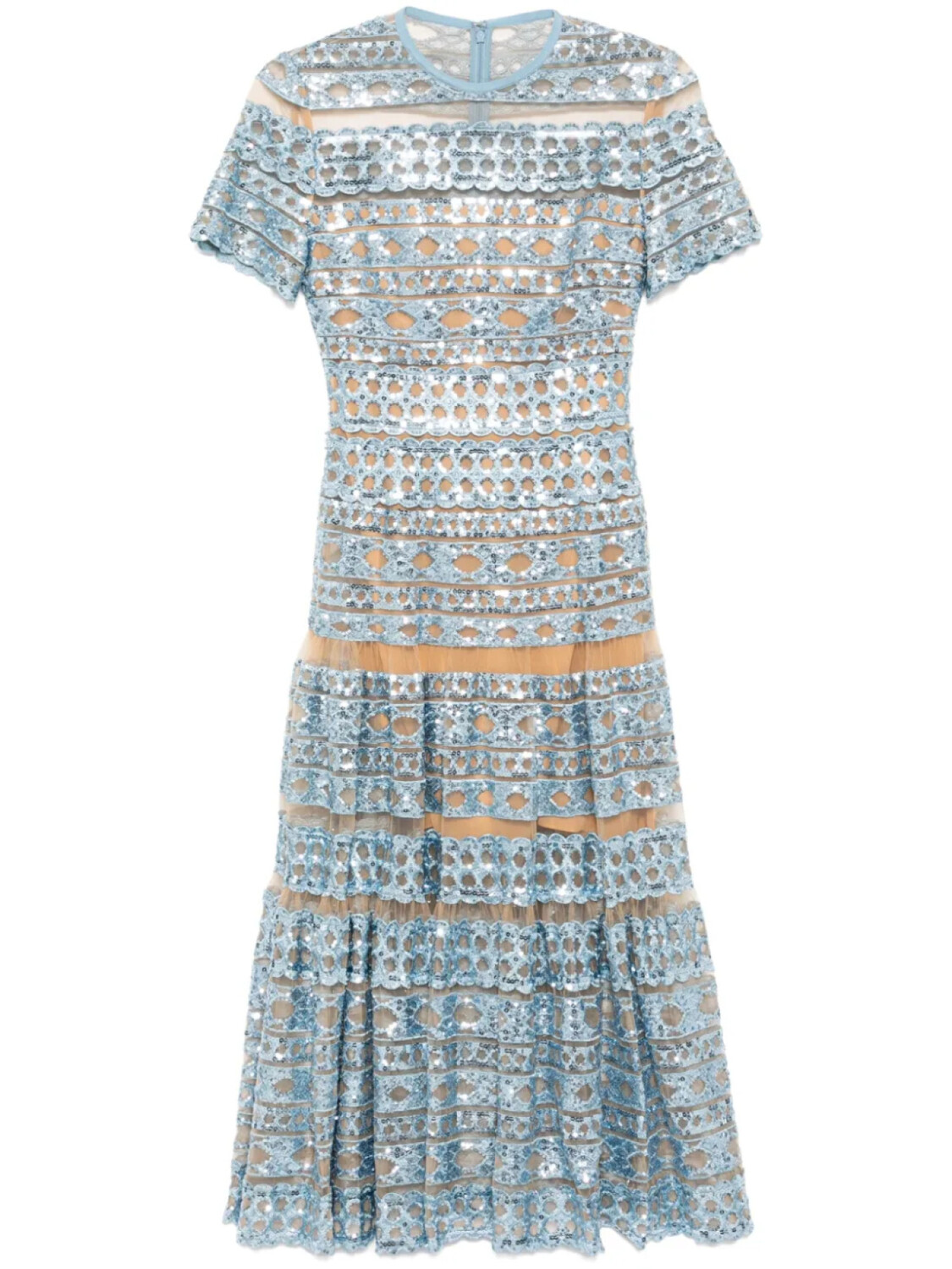 Elie Saab платье из тюля с вышивкой, синий
Elie Saab платье из тюля с вышивкой, синий