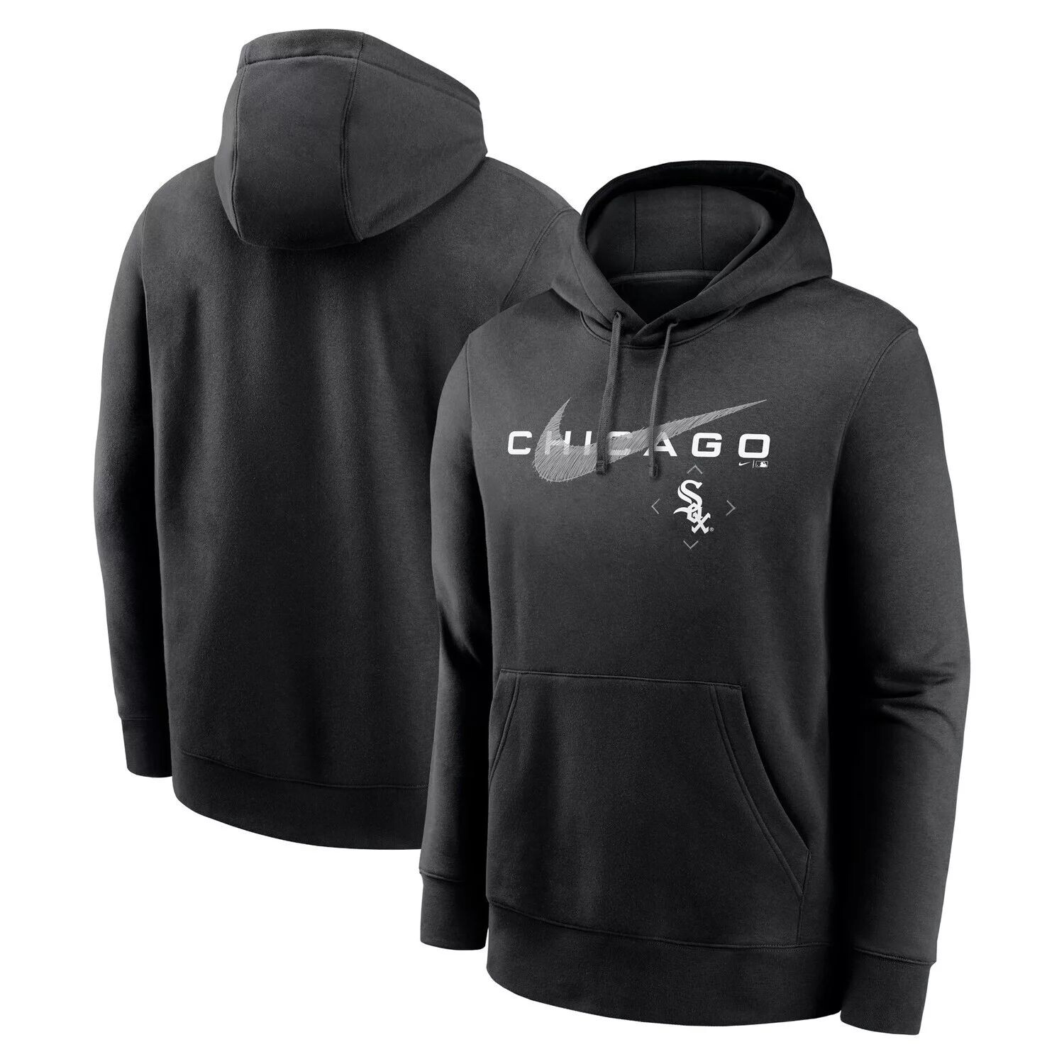 Мужской черный пуловер с капюшоном Chicago White Sox Swoosh NeighborHOOD Nike
Мужской черный пуловер с капюшоном Chicago White Sox Swoosh NeighborHOOD Nike