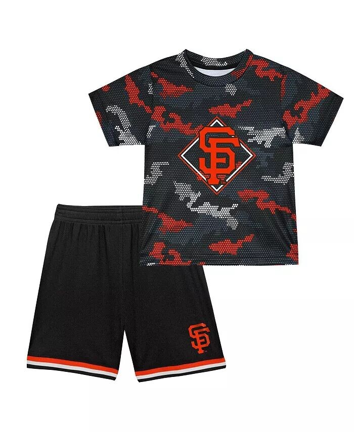 Комплект из черной футболки и шорт для игры в футбол San Francisco Giants Field Ball для мальчиков и девочек для малышей Fanatics, черный
Комплект из черной футболки и шорт для игры в футбол San Francisco Giants Field Ball для мальчиков и девочек для малышей Fanatics, черный