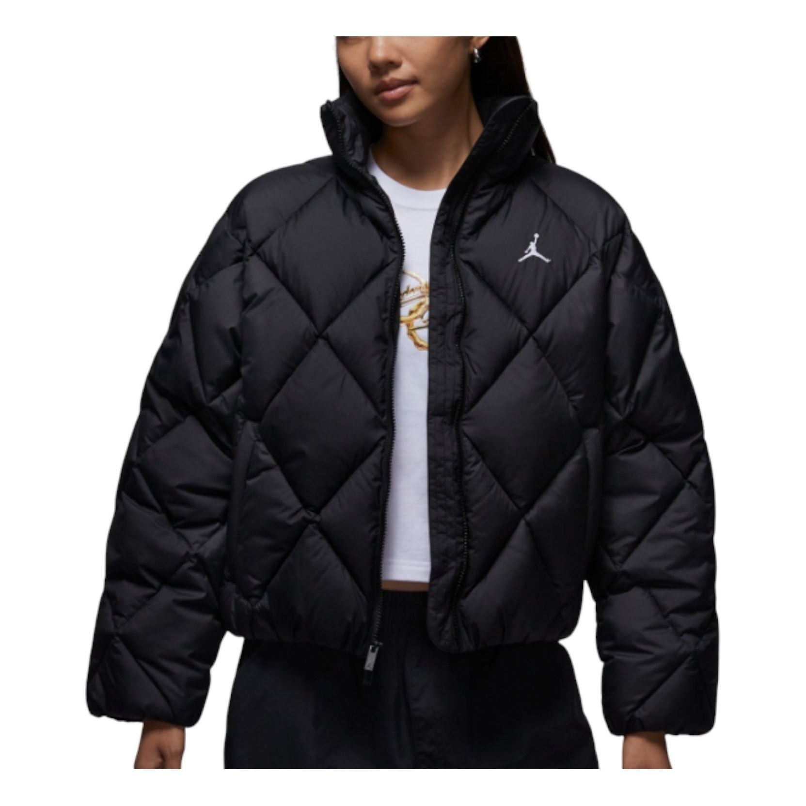 Куртка (WMNS) Air Jordan Brooklyn Quilted Puffer Jacket 'Black'
Куртка (WMNS) Air Jordan Brooklyn Quilted Puffer Jacket 'Black'