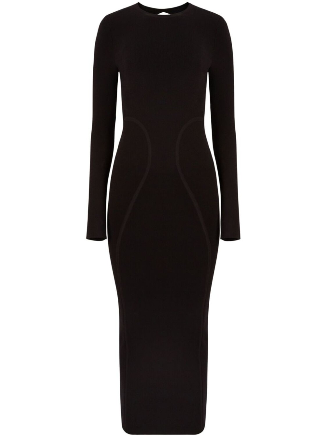 Nina Ricci платье макси с открытой спиной, черный 
Nina Ricci платье макси с открытой спиной, черный