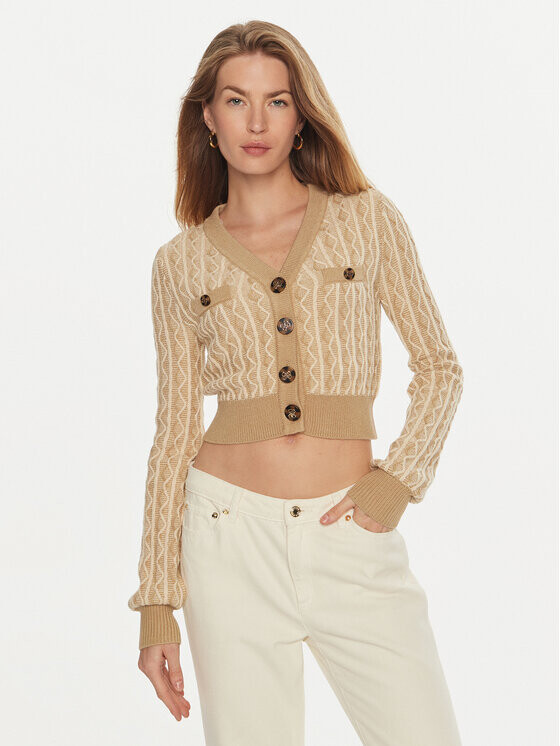 Кардиган стандартного кроя Guess, бежевый
Кардиган стандартного кроя Guess, бежевый