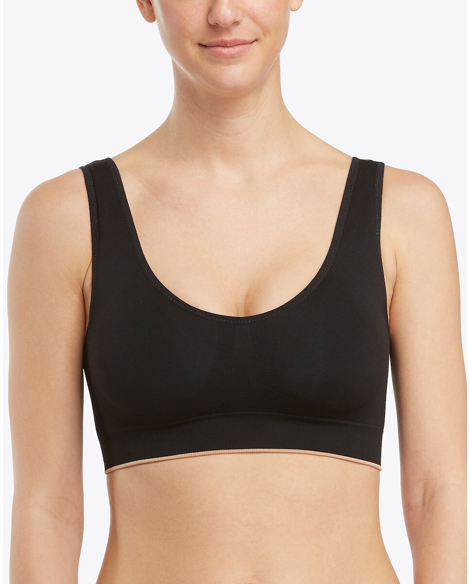 Двусторонний бюстгальтер без бретелей Spanx, черный
Двусторонний бюстгальтер без бретелей Spanx, черный