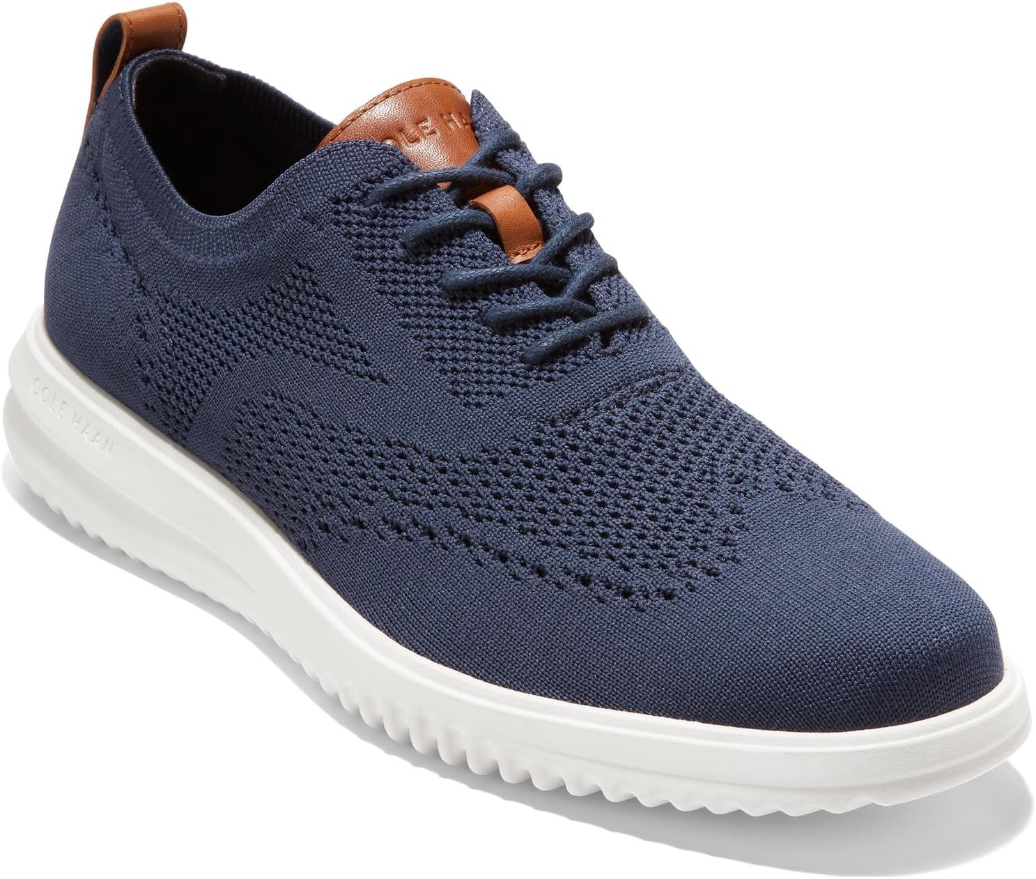 Мужские оксфорды Cole Haan Grand Stitchlite с крыловидным носком, синий
Мужские оксфорды Cole Haan Grand Stitchlite с крыловидным носком, синий