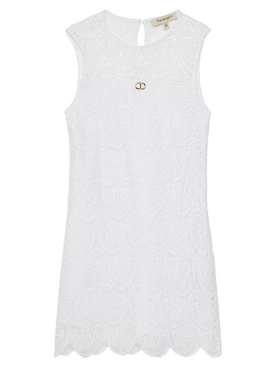 Элегантное платье обычного кроя 251GJ2QR3 Twinset, белый
Элегантное платье обычного кроя 251GJ2QR3 Twinset, белый