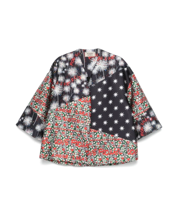 Топ с перекрестным воротником Sea Clothing Alessandro Enriquez, черный 
Топ с перекрестным воротником Sea Clothing Alessandro Enriquez, черный