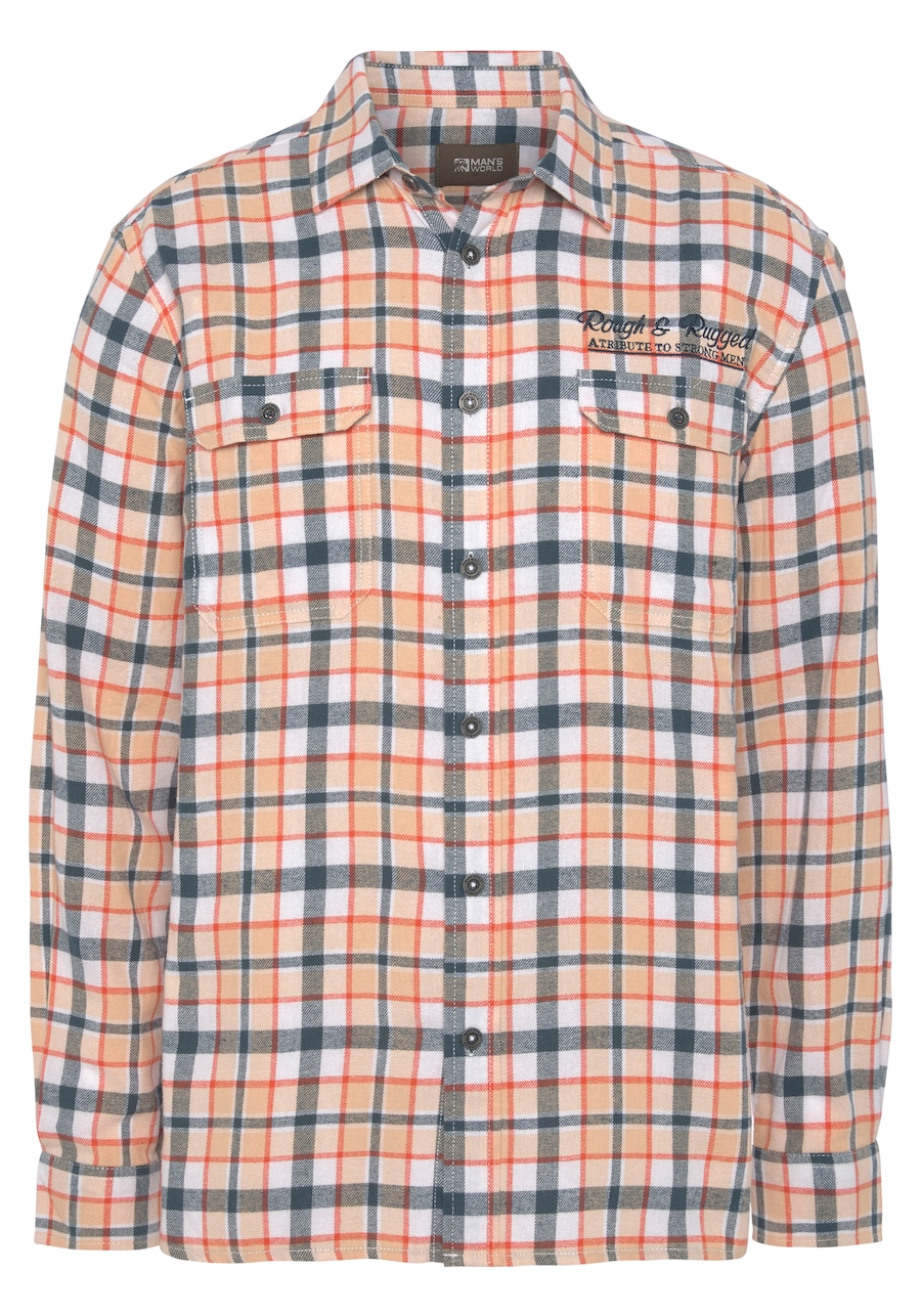 Рубашка на пуговицах классического кроя Man's World, персиковый
Рубашка на пуговицах классического кроя Man's World, персиковый