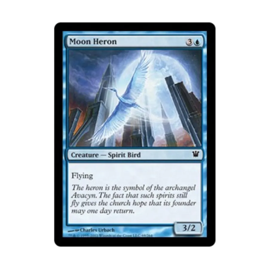 CCG Лунная цапля (C) (Фольга), MTG - Innistrad
CCG Лунная цапля (C) (Фольга), MTG - Innistrad