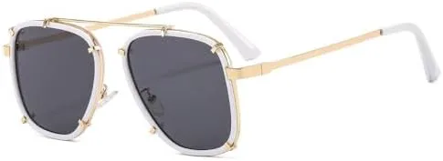 Винтажные солнцезащитные очки 2026 года для женщин, мужские солнцезащитные очки, ретро-стиль, градиентные, модные, с защитой от УФ-излучения UV400 MTZJH, White
Винтажные солнцезащитные очки 2026 года для женщин, мужские солнцезащитные очки, ретро-стиль, градиентные, модные, с защитой от УФ-излучения UV400 MTZJH, White