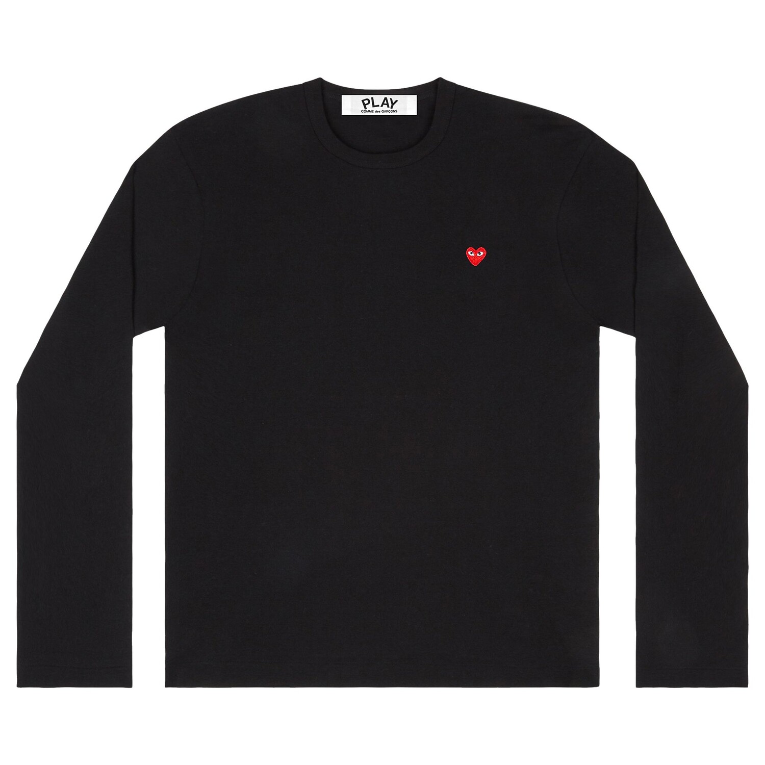Футболка с длинными рукавами Comme des Garçons PLAY Small Heart, цвет Черный 
Футболка с длинными рукавами Comme des Garçons PLAY Small Heart, цвет Черный