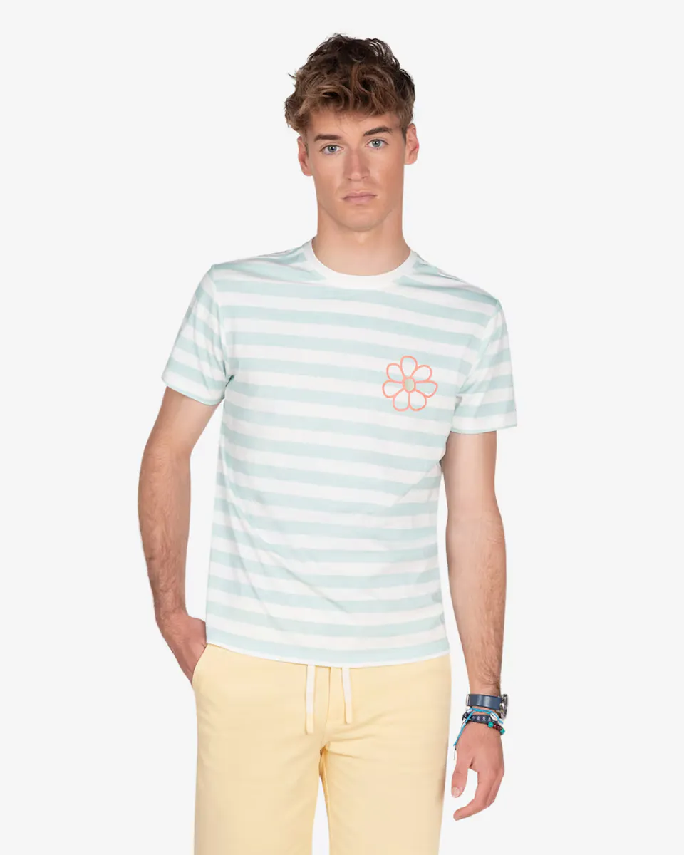 Мужская футболка бирюзового цвета с короткими рукавами в полоску Harper & Neyer, бирюзовый
Мужская футболка бирюзового цвета с короткими рукавами в полоску Harper & Neyer, бирюзовый