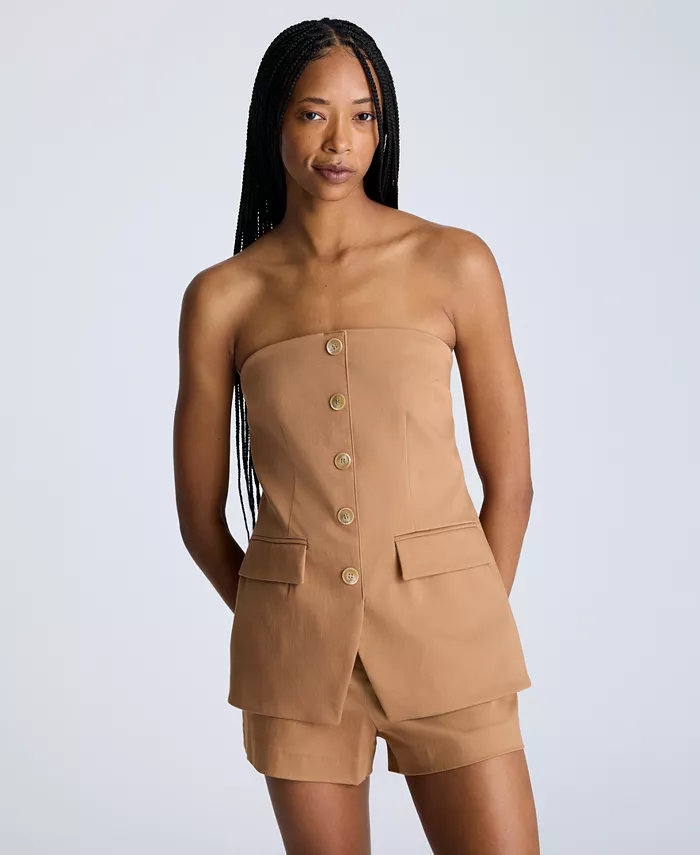 Женский жилет-бюстье без бретелек Kenneth Cole, коричневый
Женский жилет-бюстье без бретелек Kenneth Cole, коричневый