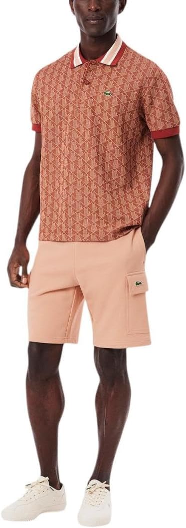 Lacoste мужские неворсовые флисовые карго-шорты, latte, large
Lacoste мужские неворсовые флисовые карго-шорты, latte, large