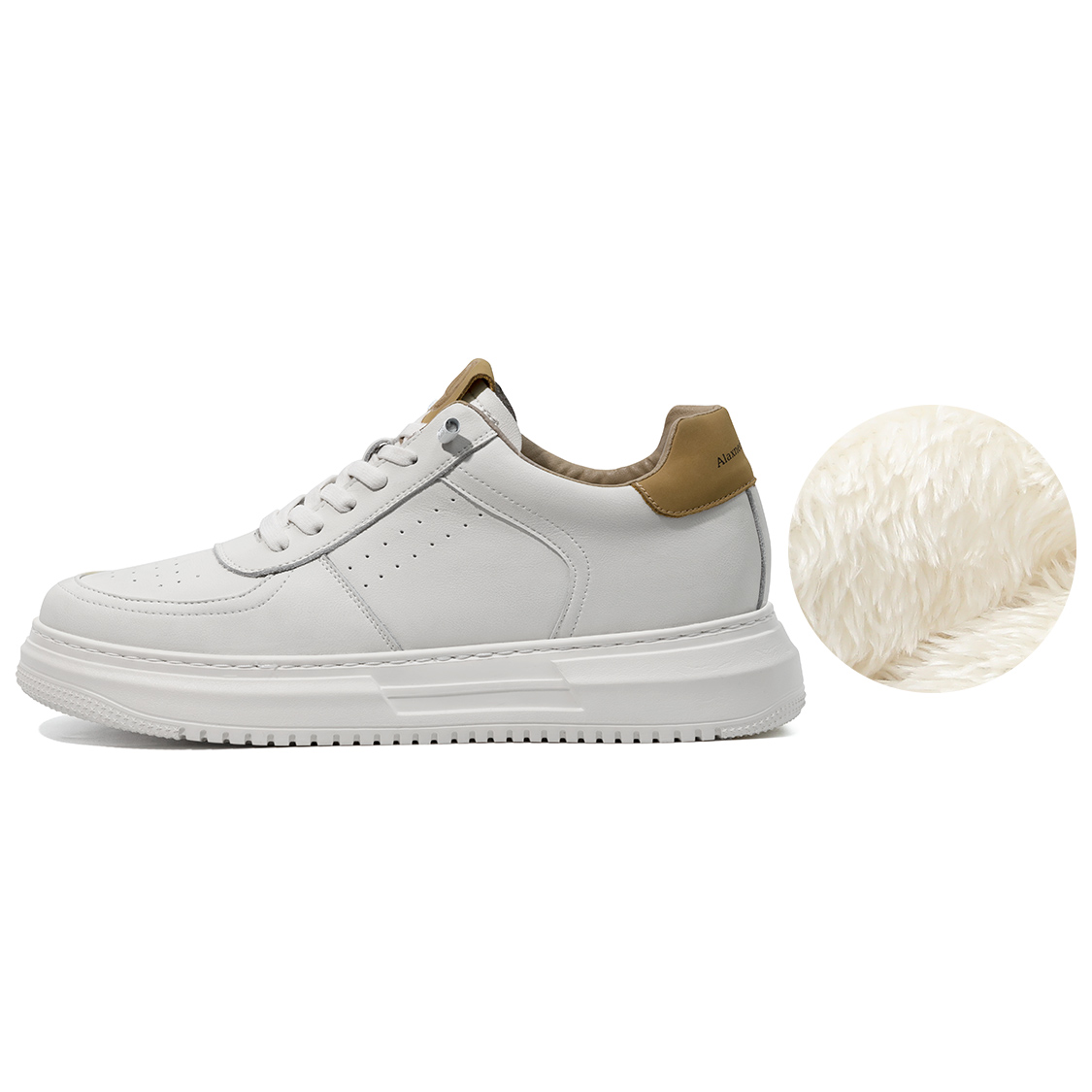 Кроссовки мужские Cow Split Leather Height Increasing Low top Skateboard белые SULEGAO, белый fleece-lined (height-increasing 7cm)
Кроссовки мужские Cow Split Leather Height Increasing Low top Skateboard белые SULEGAO, белый fleece-lined (height-increasing 7cm)