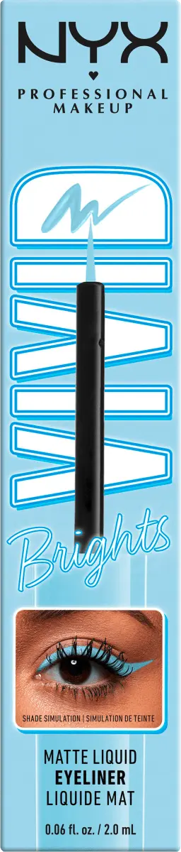 Жидкая подводка для глаз Matt Vivid Bright 06 Blue Thang 20мл NYX PROFESSIONAL MAKEUP
Жидкая подводка для глаз Matt Vivid Bright 06 Blue Thang 20мл NYX PROFESSIONAL MAKEUP