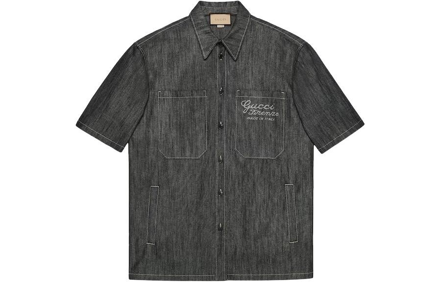 Рубашка мужская темно-синяя Gucci, темно-синий
Рубашка мужская темно-синяя Gucci, темно-синий