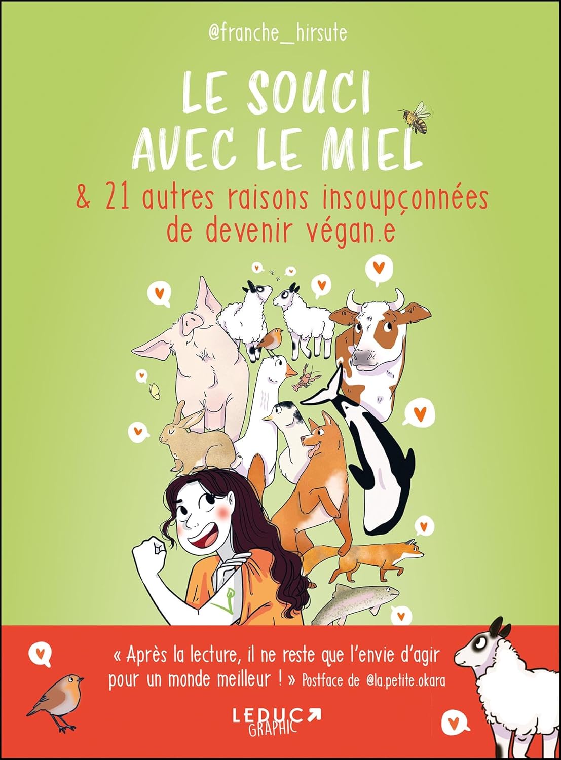 Le souci avec le miel & 21 autres raisons insoupçonnées de devenir végan.e (LEDUC GRAPHIC)
Le souci avec le miel & 21 autres raisons insoupçonnées de devenir végan.e (LEDUC GRAPHIC)