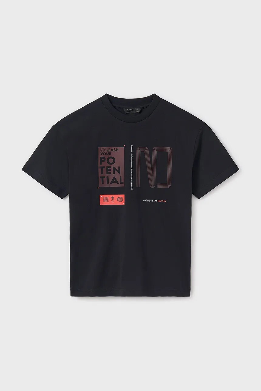 Футболка из хлопка для детей Mayoral, черный
Футболка из хлопка для детей Mayoral, черный