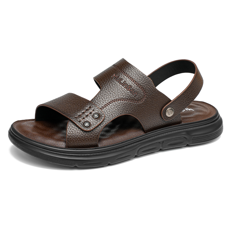 Mulinsen Пляжные сандалии мужские черно-коричневые, цвет Brown
Mulinsen Пляжные сандалии мужские черно-коричневые, цвет Brown