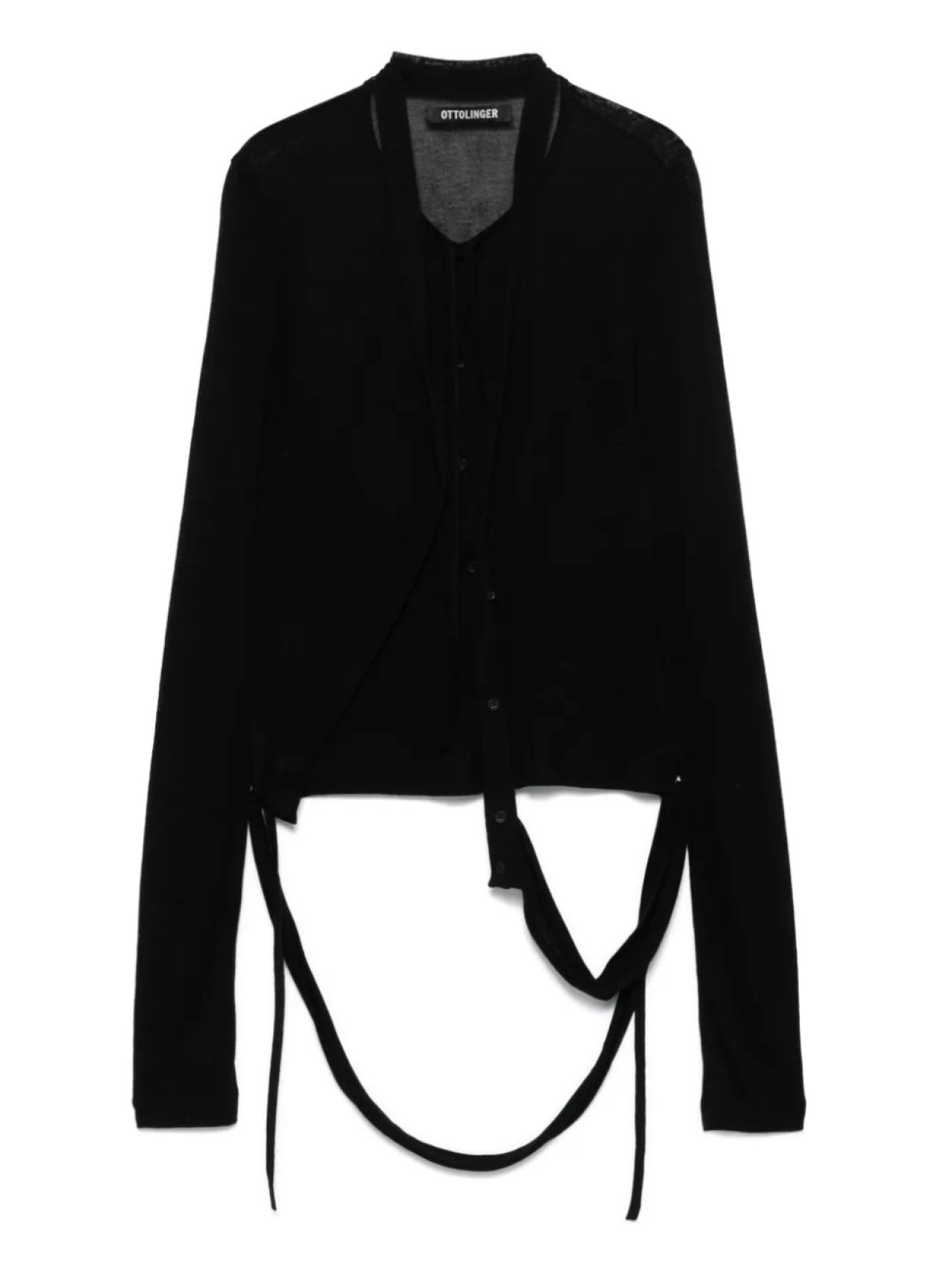 Деконструированный кардиган Ottolinger, черный
Деконструированный кардиган Ottolinger, черный