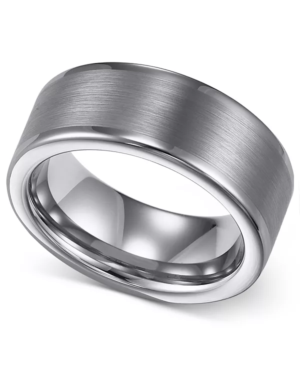 Мужское вольфрамовое кольцо, обручальное кольцо 8 мм Triton, tungsten
Мужское вольфрамовое кольцо, обручальное кольцо 8 мм Triton, tungsten
