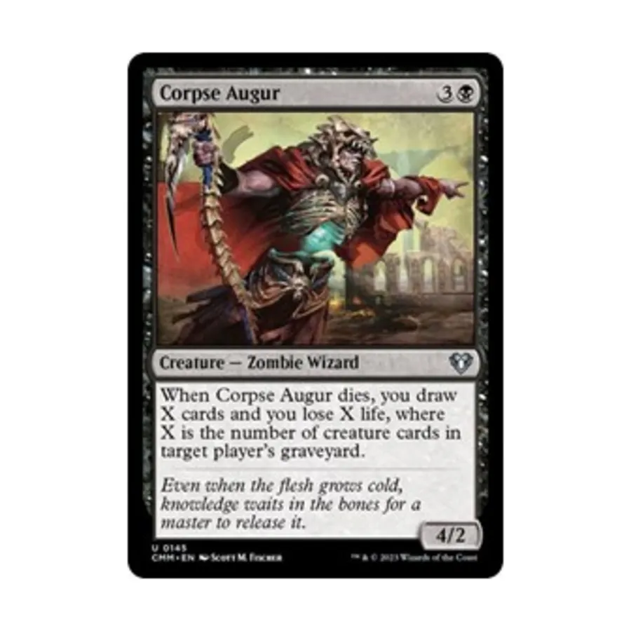 CCG Труп Авгура (U), MTG - Commander Masters
CCG Труп Авгура (U), MTG - Commander Masters