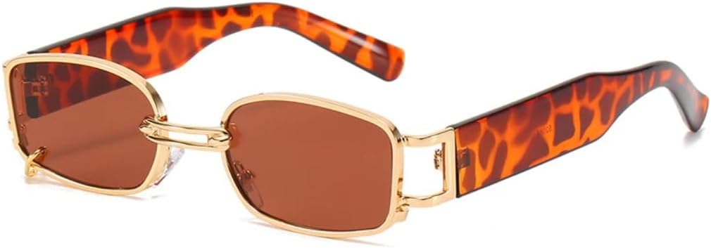 Ретро прямоугольные солнцезащитные очки для женщин, модные панк-очки с металлическим кольцом, солнцезащитные очки с защитой от УФ-излучения для мужчин VVTWSSW, Leopard Tea
Ретро прямоугольные солнцезащитные очки для женщин, модные панк-очки с металлическим кольцом, солнцезащитные очки с защитой от УФ-излучения для мужчин VVTWSSW, Leopard Tea