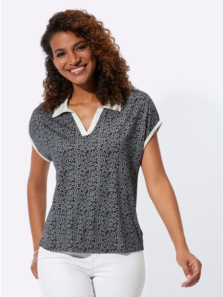 Рубашка-поло с черно-белым принтом WITT WEIDEN
Рубашка-поло с черно-белым принтом WITT WEIDEN