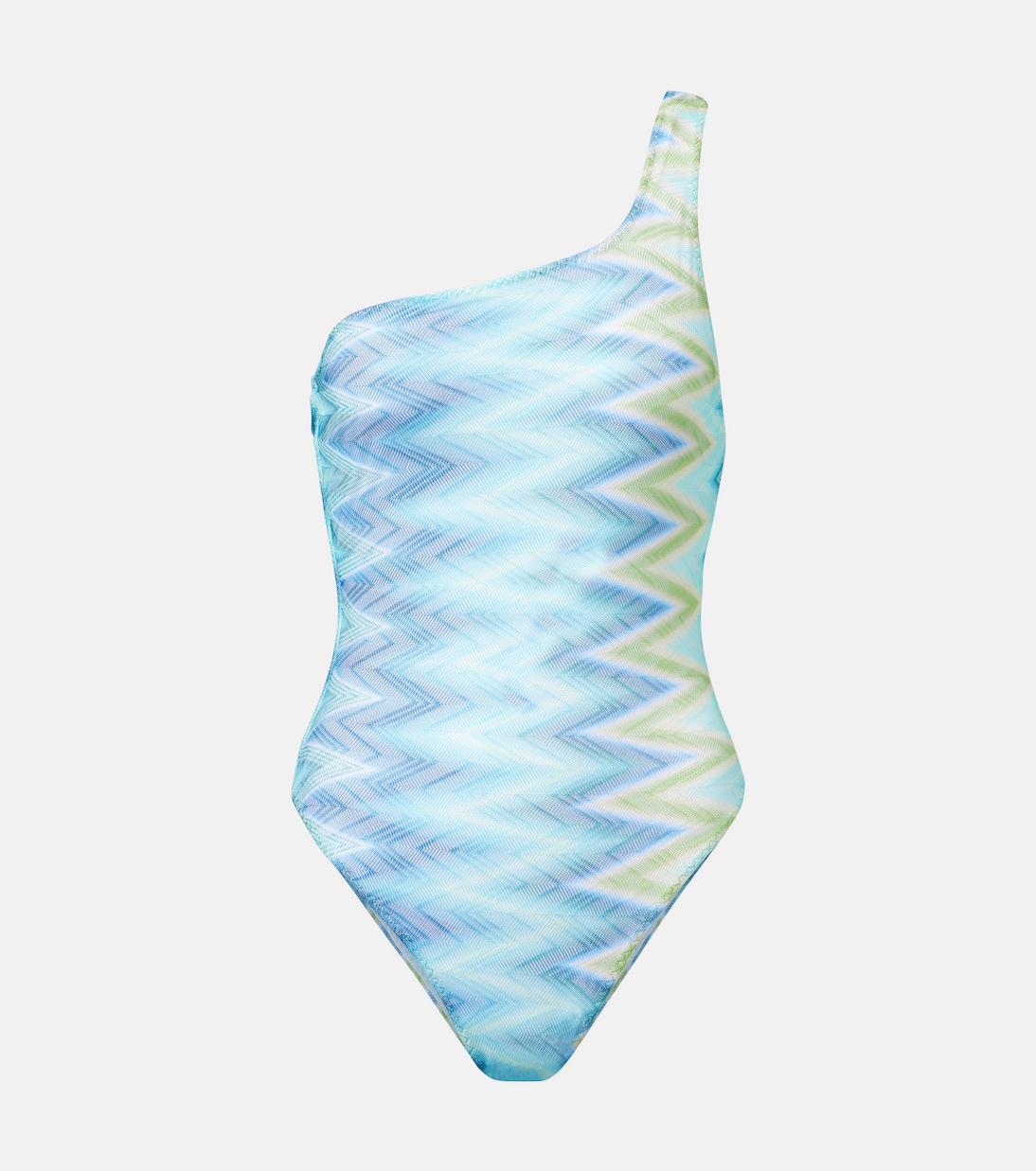 Купальник Zig Zag с асимметричным верхом Missoni, Blue and green macro chevron
Купальник Zig Zag с асимметричным верхом Missoni, Blue and green macro chevron