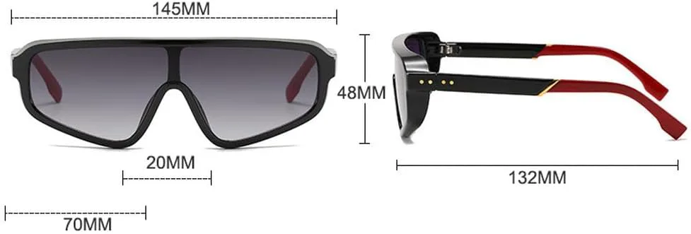 Винтажные панк-солнцезащитные очки для мужчин и женщин, модные цельные солнцезащитные очки для женщин, ретро-очки коричневого цвета TKKTLLT, Lightbrown-brown
Винтажные панк-солнцезащитные очки для мужчин и женщин, модные цельные солнцезащитные очки для женщин, ретро-очки коричневого цвета TKKTLLT, Lightbrown-brown