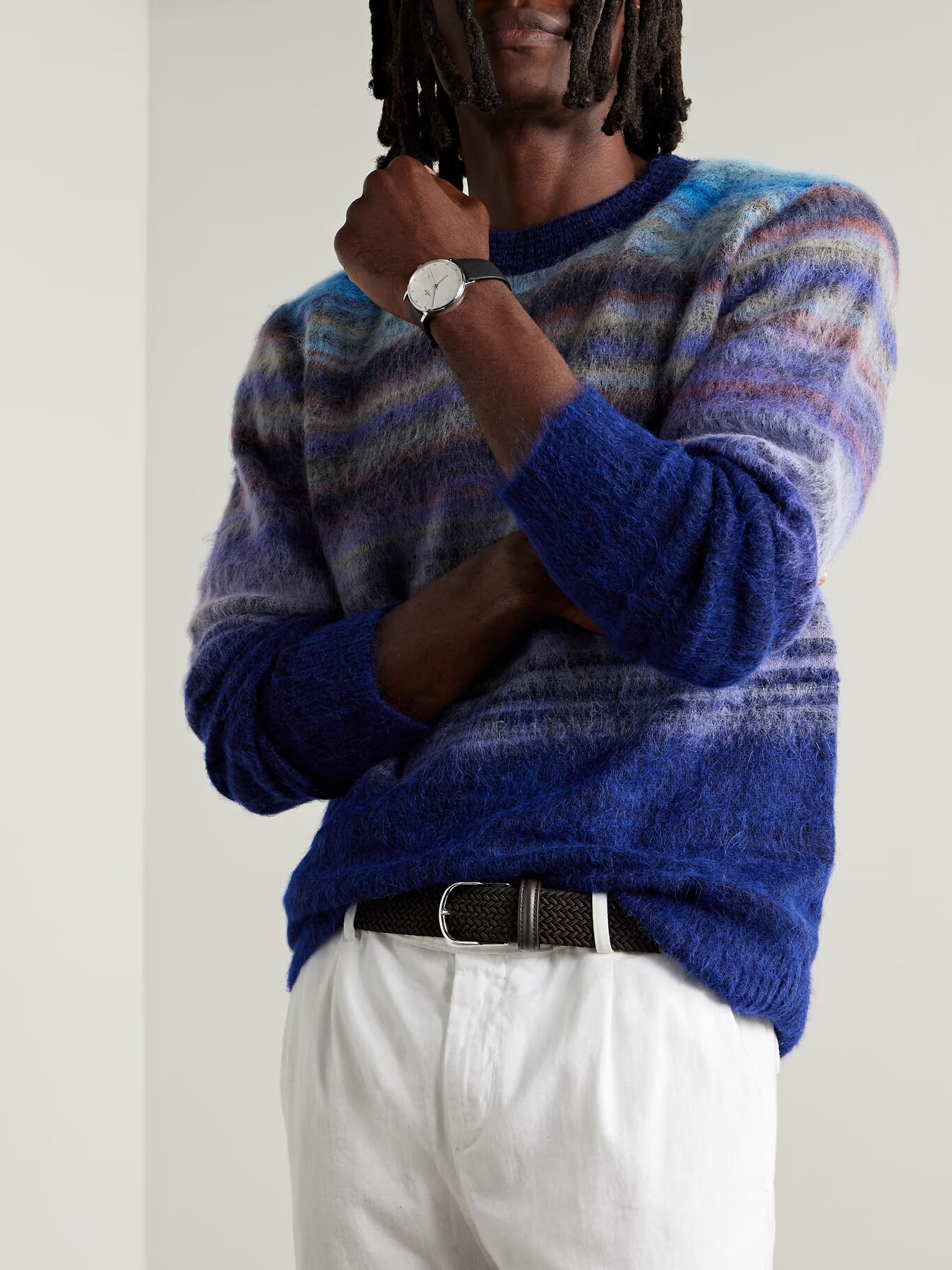 Эластичный ремень с кожаной отделкой шириной 3,5 см ANDERSON'S, коричневый
Эластичный ремень с кожаной отделкой шириной 3,5 см ANDERSON'S, коричневый