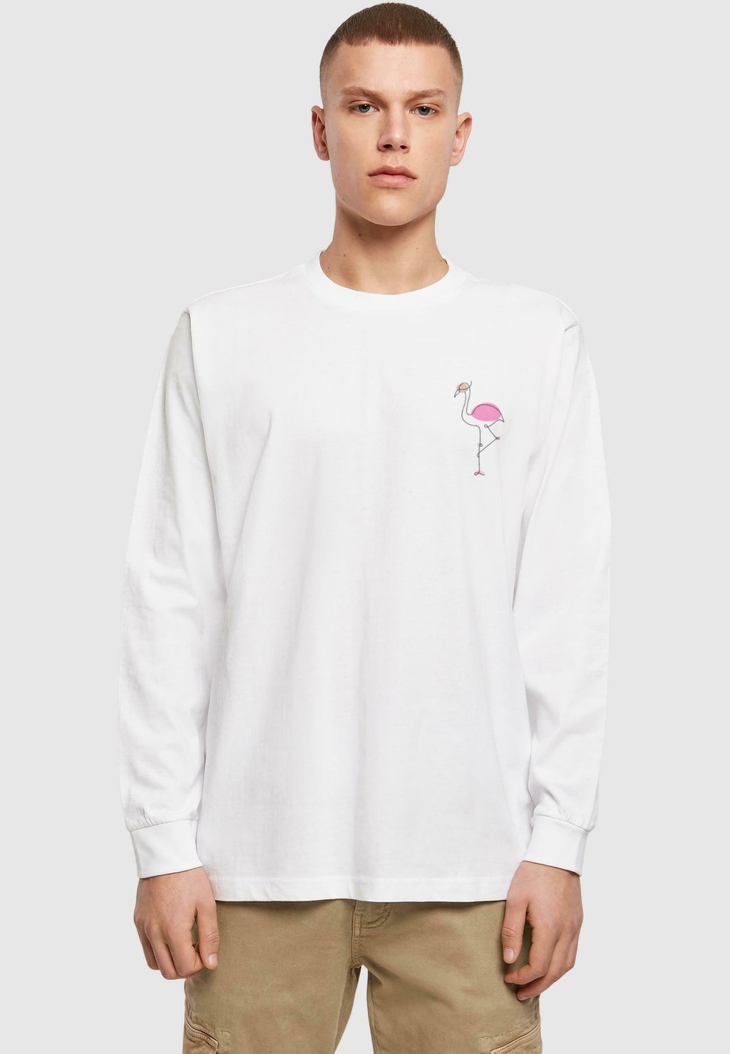 Топ с длинными рукавами FLAMINGO Merchcode, белый
Топ с длинными рукавами FLAMINGO Merchcode, белый