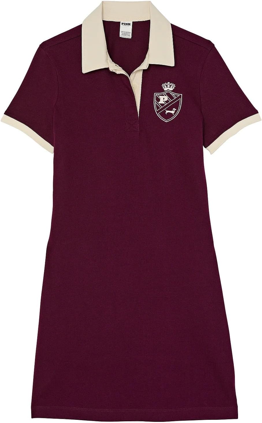 Платье-поло Victoria's Secret Pink в стиле регби, цвета maroon/ruby, с коротким рукавом, новое
Платье-поло Victoria's Secret Pink в стиле регби, цвета maroon/ruby, с коротким рукавом, новое