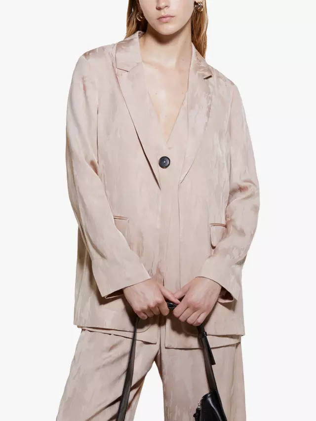 Блейзер SISLEY Open Linen Blend, кремовый
Блейзер SISLEY Open Linen Blend, кремовый