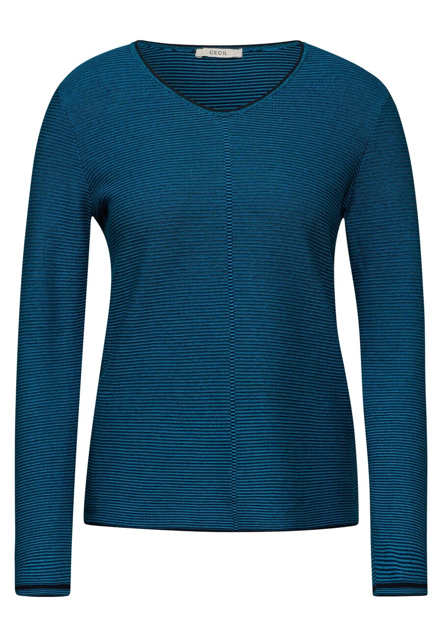 Тонкий вязаный свитер CECIL Sweater, синий 
Тонкий вязаный свитер CECIL Sweater, синий