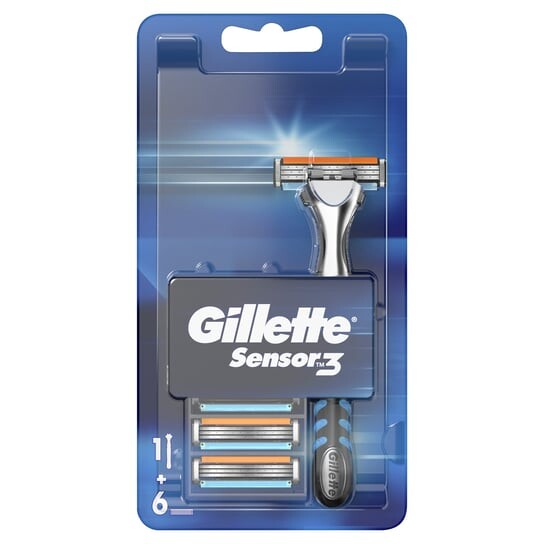 Мужская бритва, 6 лезвий Gillette, Sensor3
Мужская бритва, 6 лезвий Gillette, Sensor3