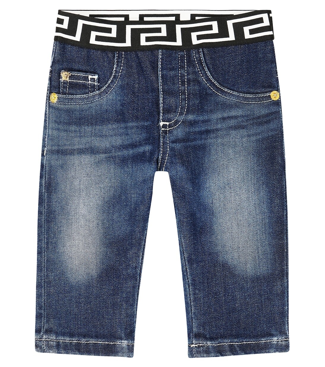 Джинсы baby greca Versace Kids, синий
Джинсы baby greca Versace Kids, синий