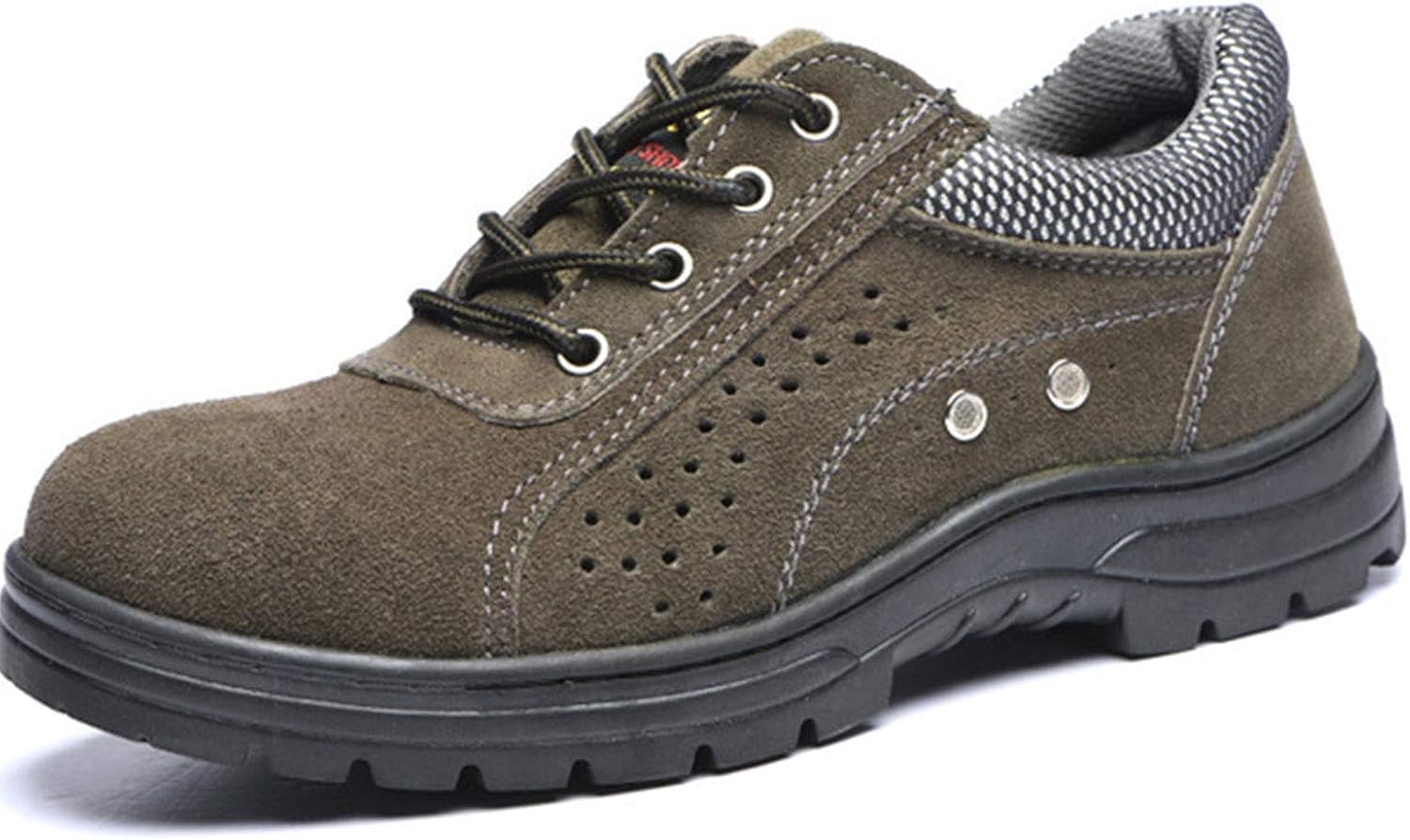 Защитная обувь для мужчин с стальными носками, кроссовки для работы, легкая рабочая обувь для женщин, дышащие промышленные кроссовки (Цвет: зеленый, Размер: 8 US) Hisxus
Защитная обувь для мужчин с стальными носками, кроссовки для работы, легкая рабочая обувь для женщин, дышащие промышленные кроссовки (Цвет: зеленый, Размер: 8 US) Hisxus